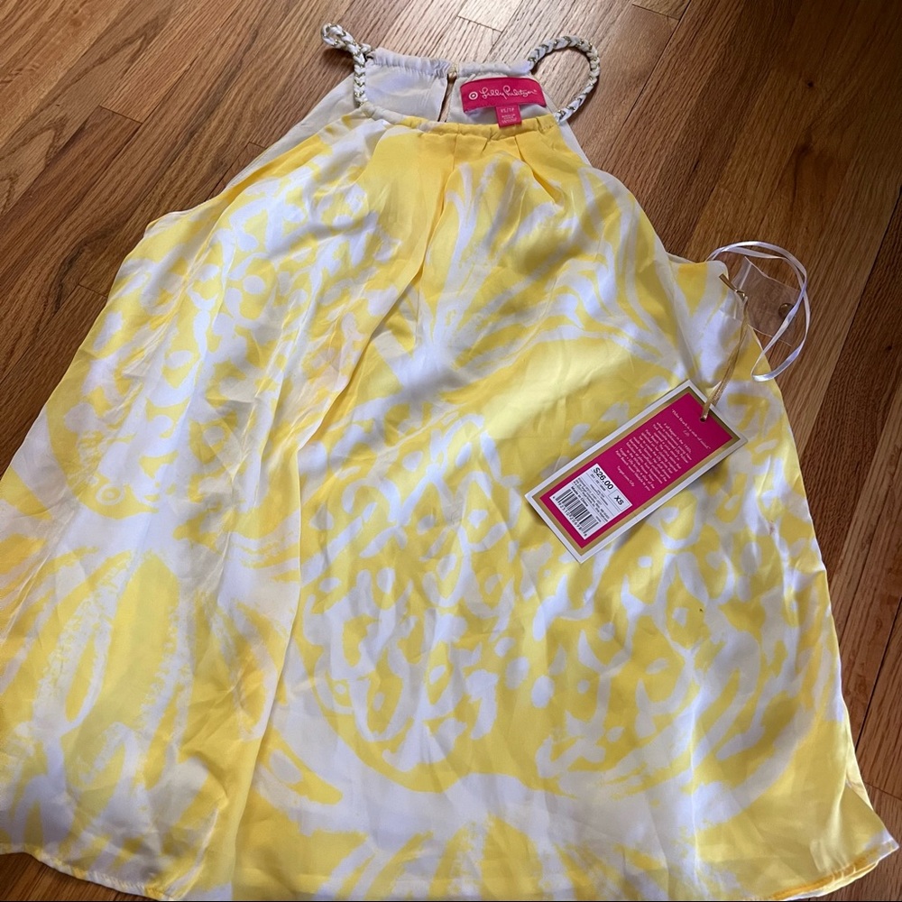 Lilly Pulitzer yellow tank Xs